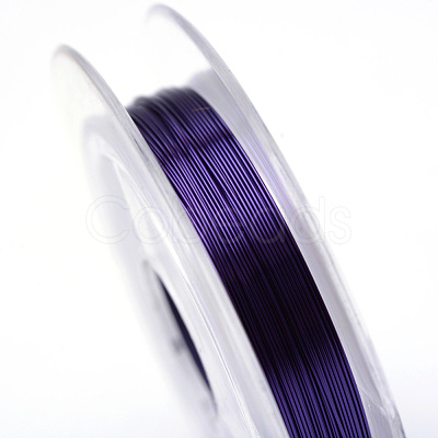 Round Copper Jewelry Wire CWIR-R005-0.3mm-07-1