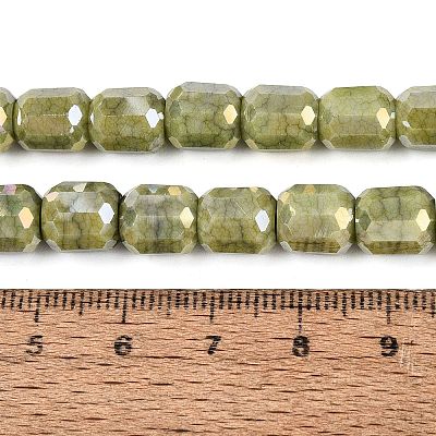 Anti-Tarnish Electroplate Glass Beads Strands EGLA-N027-03A-13-1
