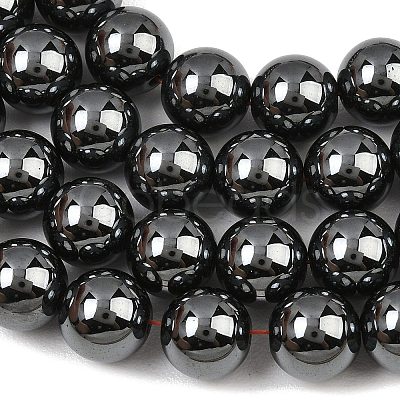 Synthetic Non-magnetic Hematite Beads Strands GG-CBAB93D-B01-10mm-1