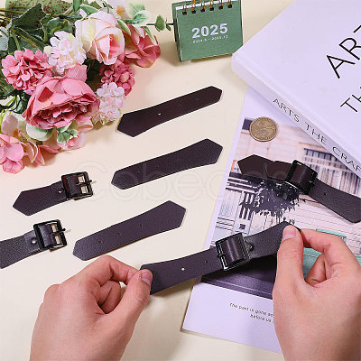 Zinc Alloy & Imitation Leather Buckle Clasps FIND-CA0010-43-1