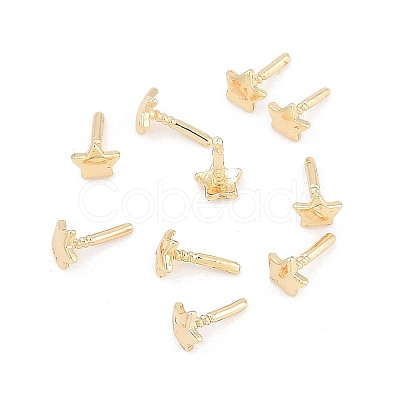 Star Brass Head Pins KK-U051-02G-02-1
