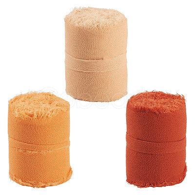 3 Rolls 3 Colors Polyester Ribbon OCOR-TA0003-28A-1
