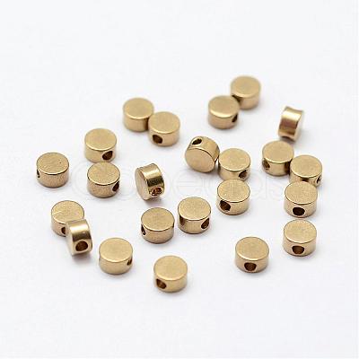 Brass Beads KK-P095-35-B-1