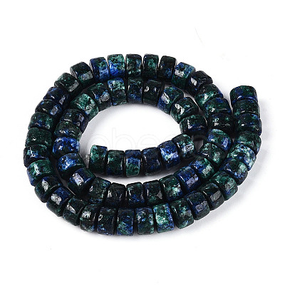 Dyed Natural White Jade Beads Strands G-T143-17J-1