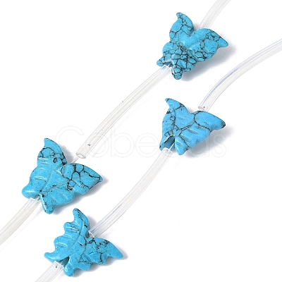 Dyed Synthetic Turquoise Beads Strands G-B136-A04-1