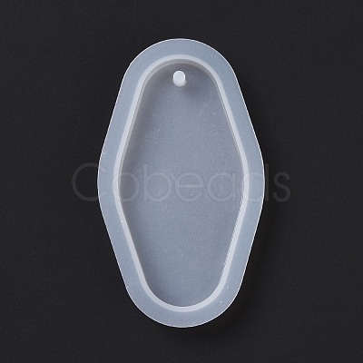 Rounded Rhombus Pendant Food Grade Silicone Molds DIY-D074-15-1