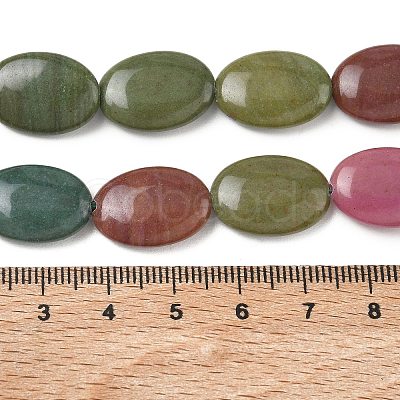 Natural Malaysia Jade Beads Strands G-K292-C16-13X18MM-1-1