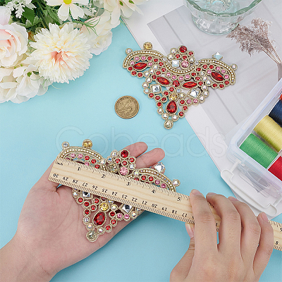 2Pcs Glass Rinestone Clothing Accessories DIY-FG0006-61A-1