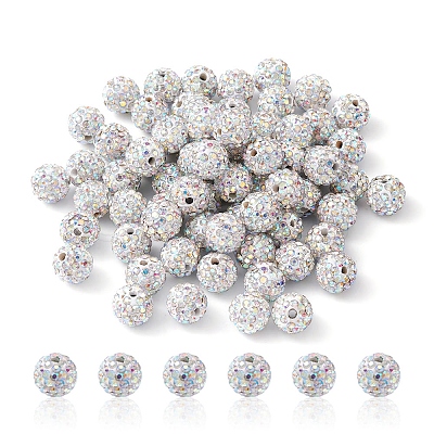 Pave Disco Ball Beads RB-YW0001-10A-1