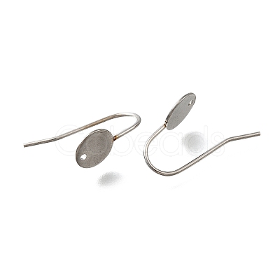 304 Stainless Steel Earring Hooks STAS-B087-09B-P-1