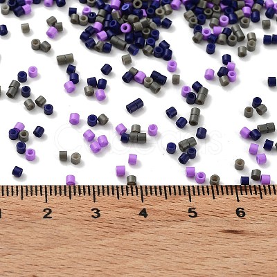 Baking Paint Glass Seed Beads SEED-S042-05B-54-1