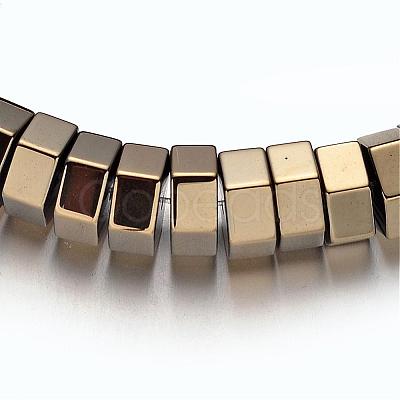 Electroplate Non-magnetic Synthetic Hematite Bead Strands G-F300-15-06-1