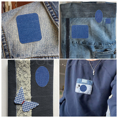 5 Sheets Denim Self-adhesive Patches PATC-TA0001-61C-1