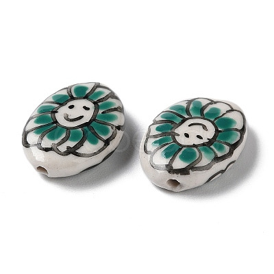 Handmade Porcelain Beads PORC-G011-04G-1