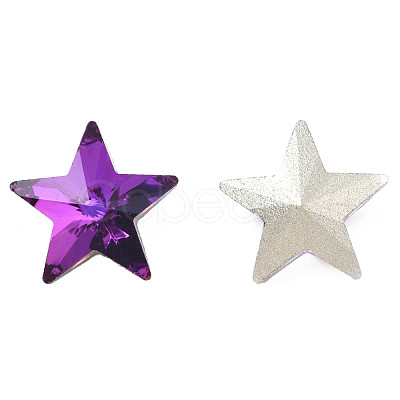 Glass Rhinestone Cabochons MRMJ-N029-04A-06-1