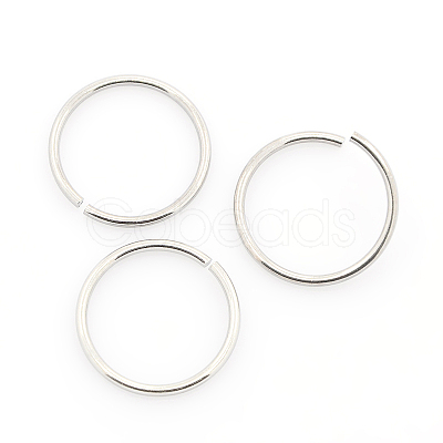 Tarnish Resistant 304 Stainless Steel Open Jump Rings STAS-J013-16xx1.2mm-01-1