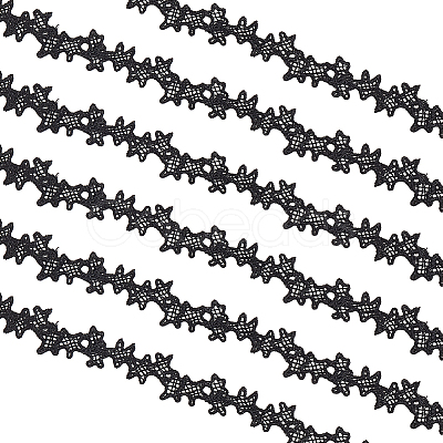 Star Polyester Lace Trim Ribbon OCOR-WH20003-13A-1
