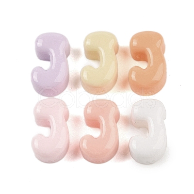Opaque Resin Decoden Cabochons CRES-M033-01J-1