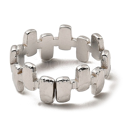 Non-Tarnish 304 Stainless Steel Open Cuff Rings RJEW-Z018-20P-1
