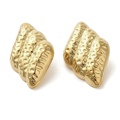 304 Stainless Steel Stud Earrings for Women LS-EJEW-U019-01G-02-1