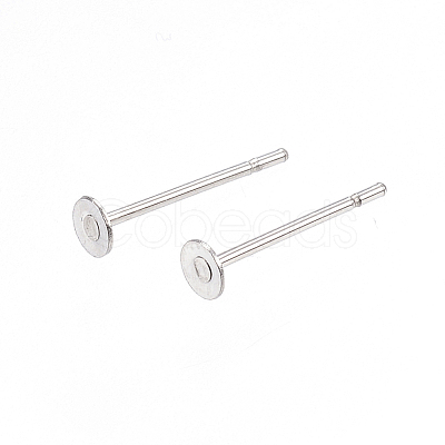 Non-Tarnish 304 Stainless Steel Stud Earring Findings STAS-D448-088P-2mm-1