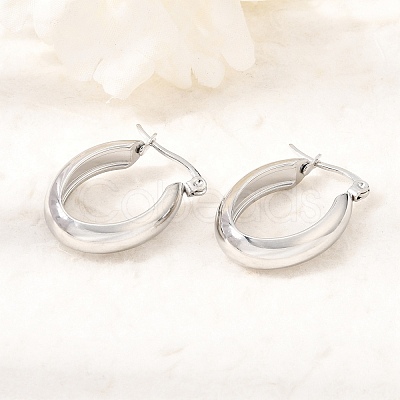 201 Stainless Steel Hoop Earrings for Women SA-CBA4A0D-08P-1