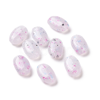 Opaque Acrylic with Point Pattern Beads OACR-G010-01C-1