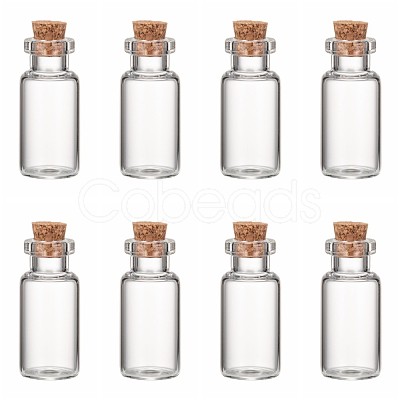 Glass Jar Glass Bottles AJEW-H004-3-1
