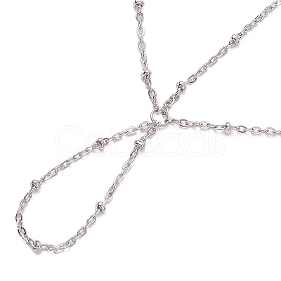304 Stainless Steel Ring Bracelets BJEW-JB11486-02-1