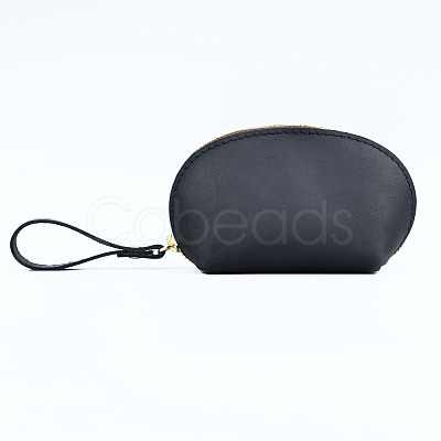 Leather Credit Card Wallets for Women Men AJEW-WH20007-10C-1