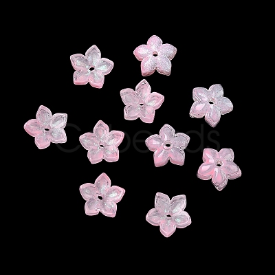 Dyed & Heated Glass Bead Caps X-GLAA-Z019-02-1