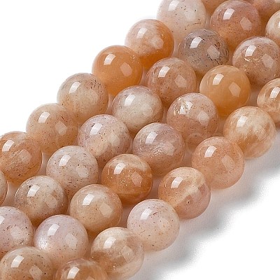 Natural Sunstone Beads Strands G-N327-01C-03-1