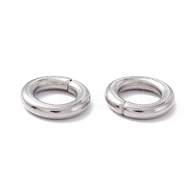 Non-Tarnish 304 Stainless Steel Open Jump Rings STAS-C040-01B-P-1