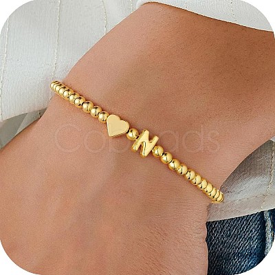 Alloy Beads Stretch Bracelets for Women FS-WG09F24-10-1