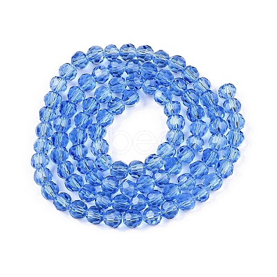 Transparent Glass Beads Strands EGLA-A035-T3mm-D14-1
