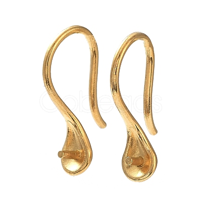 Ion Plating(IP) 304 Stainless Steel Earring Hooks STAS-M323-06G-1
