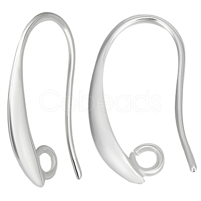 20 Pairs Brass Earring Hooks KK-BBC0016-18-1