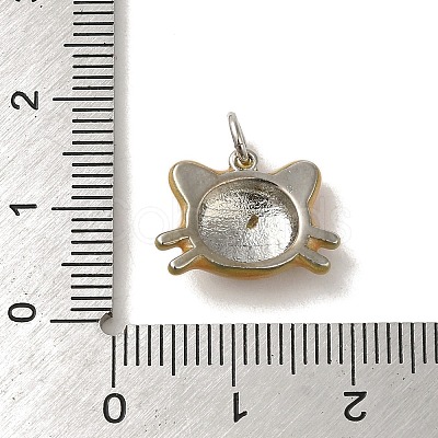 Rack Plating Brass Enamel Pendants KK-S366-03P-1