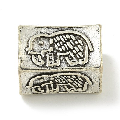 Tibetan Style Alloy European Beads FIND-U015-15AS-02-1