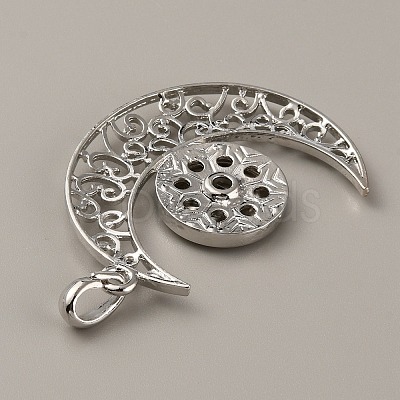 Alloy Hang Snap Base Big Pendants FIND-WH0111-236-1
