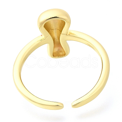 Rack Plating Brass Open Cuff Rings RJEW-S394-01G-I-1