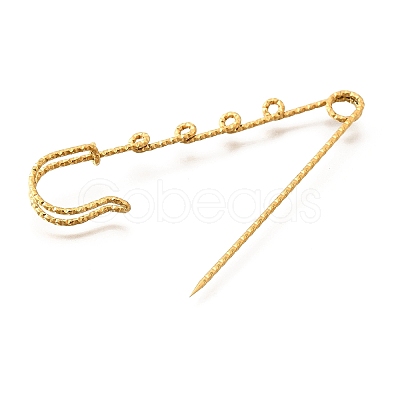 304 Stainless Steel Safety Pins Brooch Findings STAS-K252-11C-G-1