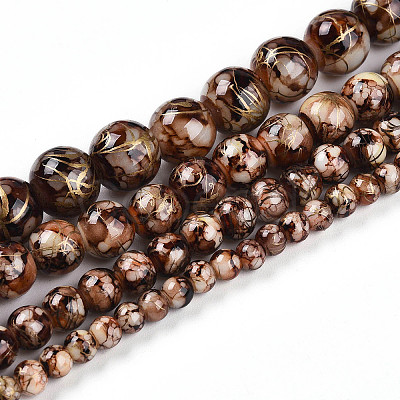 Baking Paint Glass Beads X1-DGLA-N003-6mm-B06-1