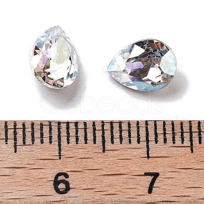 K9 Glass Rhinestone Cabochons GLAA-H034-03B-001TR-1