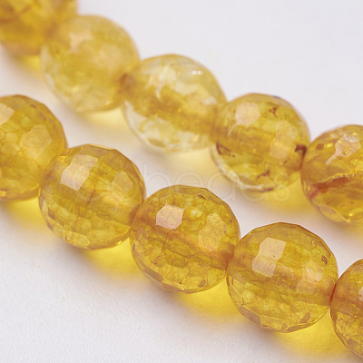 Natural Quartz Crystal Beads Strands X-G-G099-F6mm-19-1