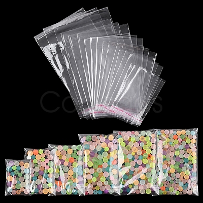 300Pcs 6 Styles OPP Cellophane Top Self-adhesive Bags OPC-FS0001-04-1
