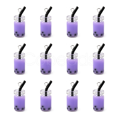 Glass Bottle Pendants X-CRES-N017-03E-1