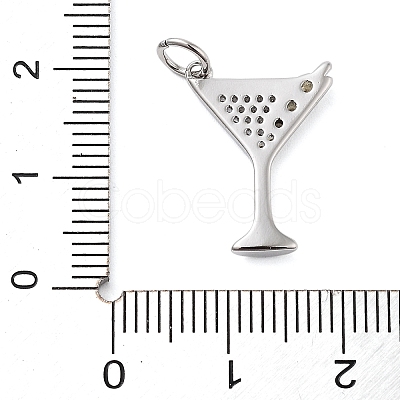 Rack Plating Brass Micro Pave Cubic Zirconia Pendants X-KK-NH0003-02P-1