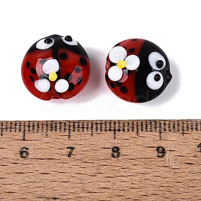 Handmade Bumpy Lampwork Beads LAMP-Q039-15D-1