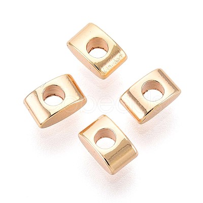 Brass Spacer Beads KK-T075-63G-1